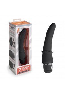 Черный анальный вибратор 7  Slim Anal Realistic Vibrator - 20 см.