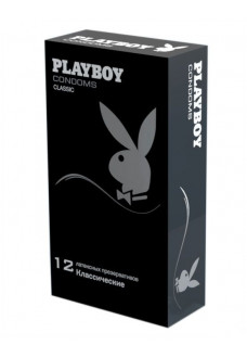 Классические гладкие презервативы Playboy Classic - 12 шт.