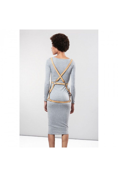 Бежевая упряжь ARROW DRESS HARNESS