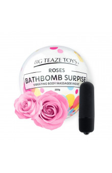 Бомбочка для ванны Bath Bomb Surprise Rose + вибропуля