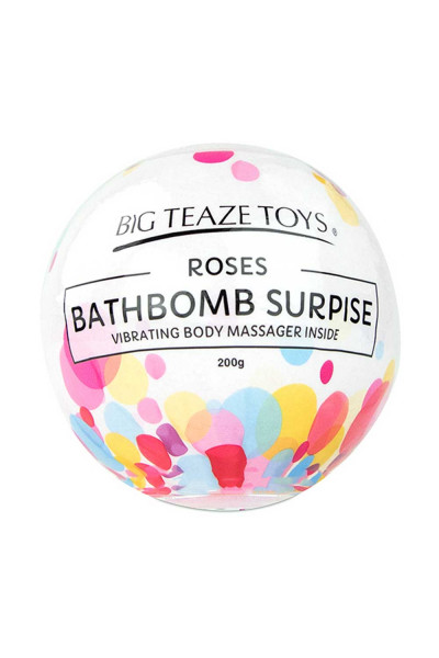 Бомбочка для ванны Bath Bomb Surprise Rose + вибропуля