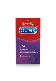 Сверхтонкие презервативы Durex Elite - 12 шт.