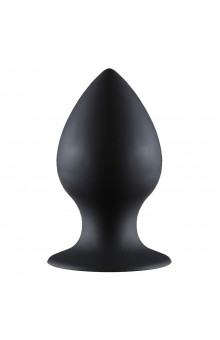 Чёрная анальная пробка Thick Anal Plug XL - 13 см.