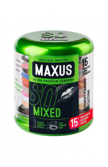 Презервативы MAXUS Mixed - 15 шт.