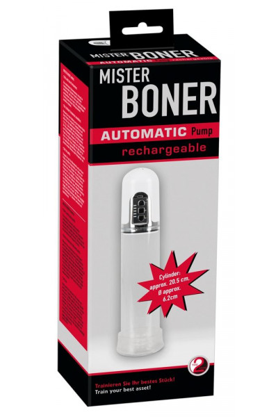 Белая автоматическая вакуумная помпа Mister Boner