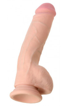 Телесный фаллоимитатор  RealStick Elite DILDO Marc - 24 см.