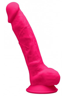 Розовый фаллоимитатор-реалистик Premium Dildo 7  Model 1 Premium - 17,5 см.