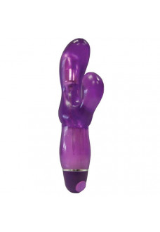 Фиолетовый вибратор для точки G ULTRA G-SPOT - 15 см.