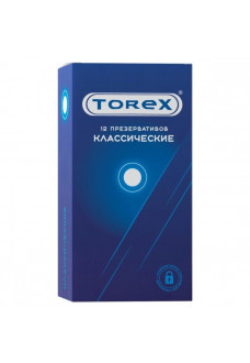 Гладкие презервативы Torex  Классические  - 12 шт.